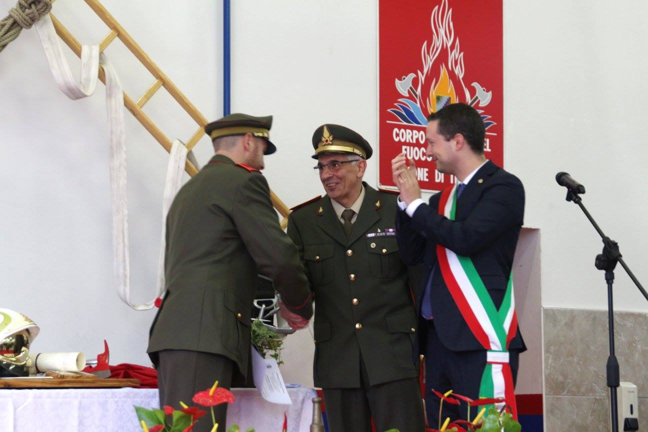 Vigili del Fuoco Tione Avvicendamento comandante