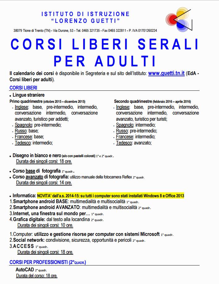 corsi serali guetti2015