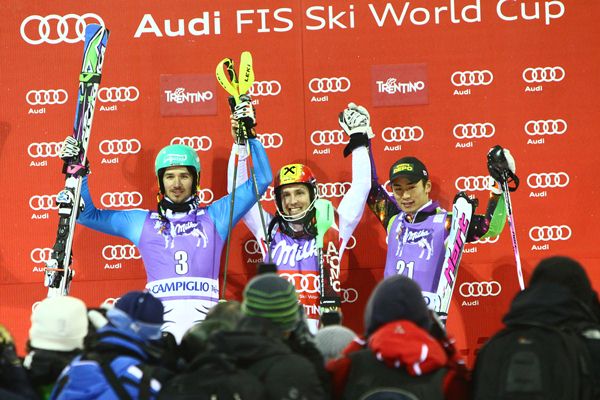 3TRE Madonna di Campiglio 2012  il podio  foto Matteo Ciaghi