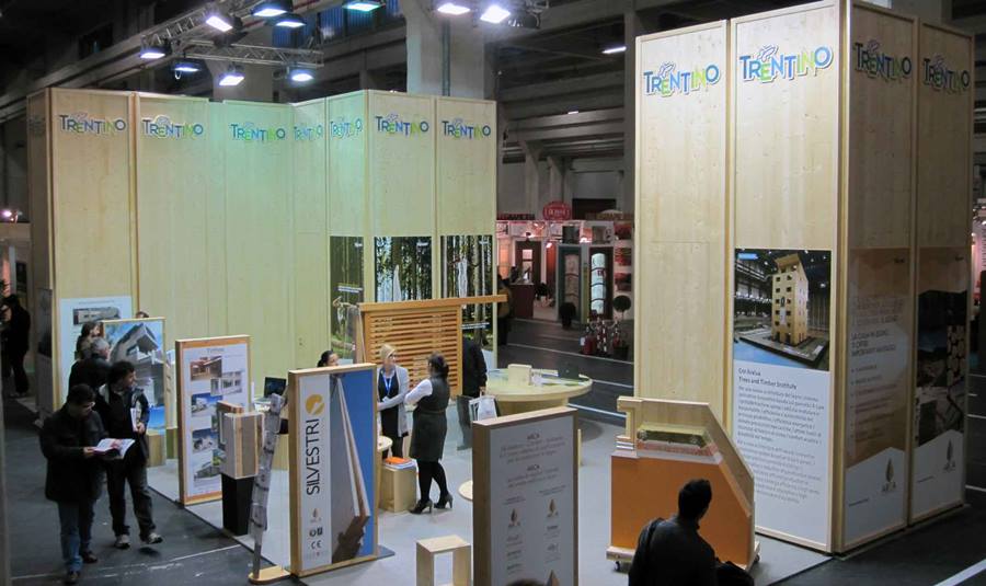 ARCA Restructura Lo stand trentino al Lingotto di Torino 1