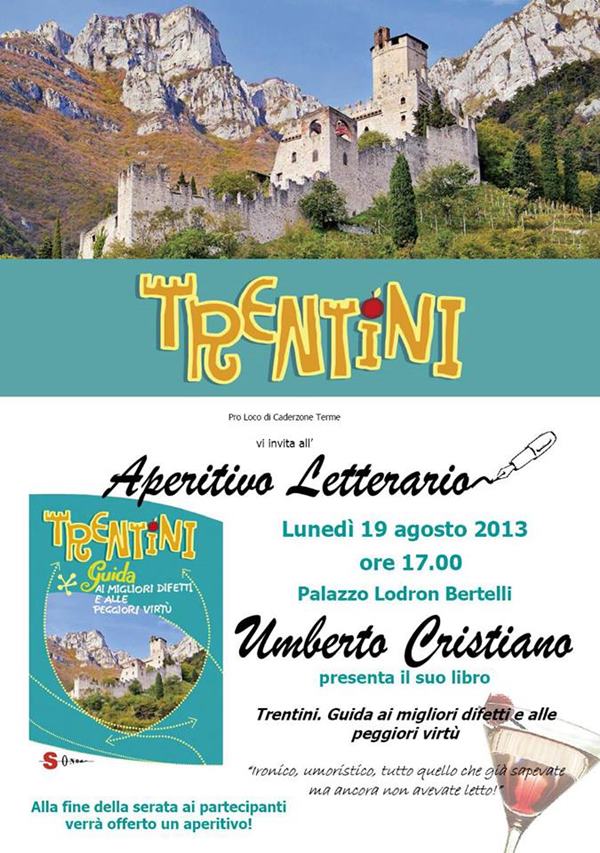 A Caderzone Terme aperitivo letterario
