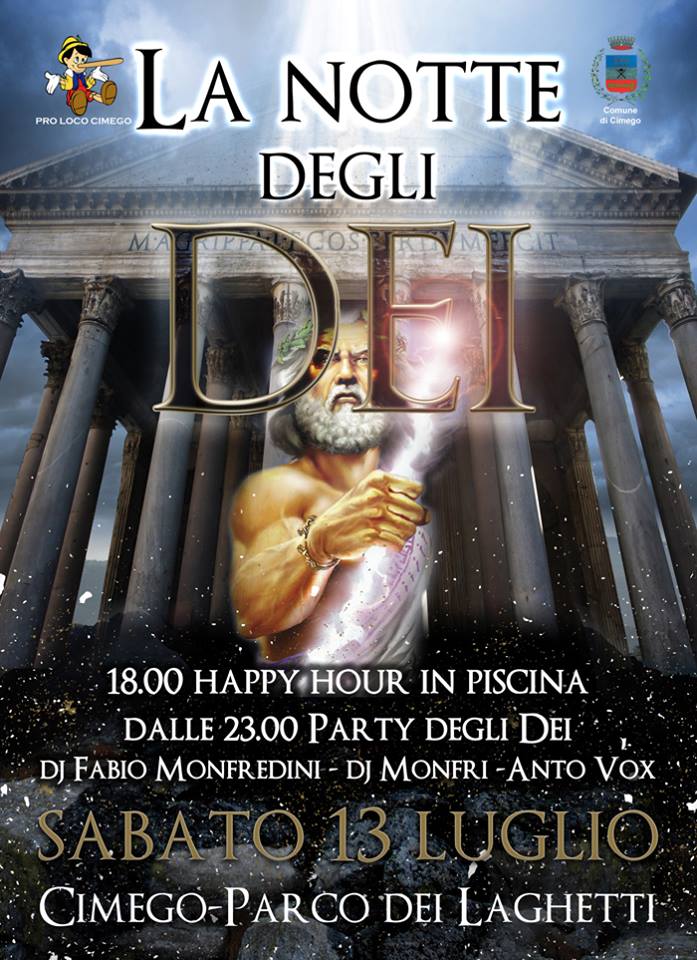 A Cimego la notte degli dei