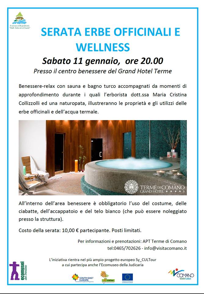 Alle Terme di Comano Serata erbe officinali