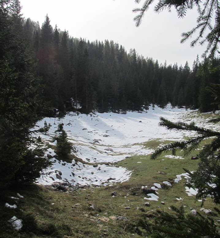 Campiglio la zona interessata alla costruzione del Lago dei Montagnoli