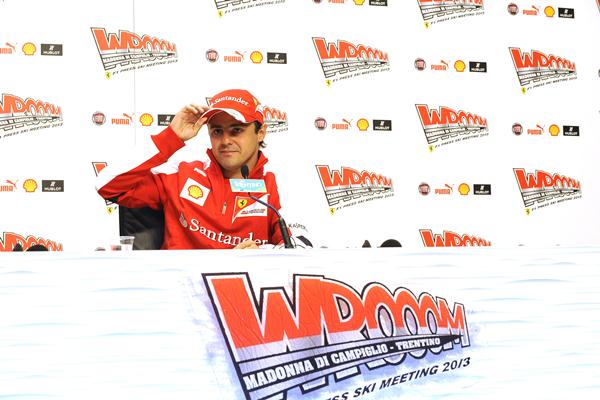 Felipe Massa a Madonna di CAMpiglio - Wrooom 2013