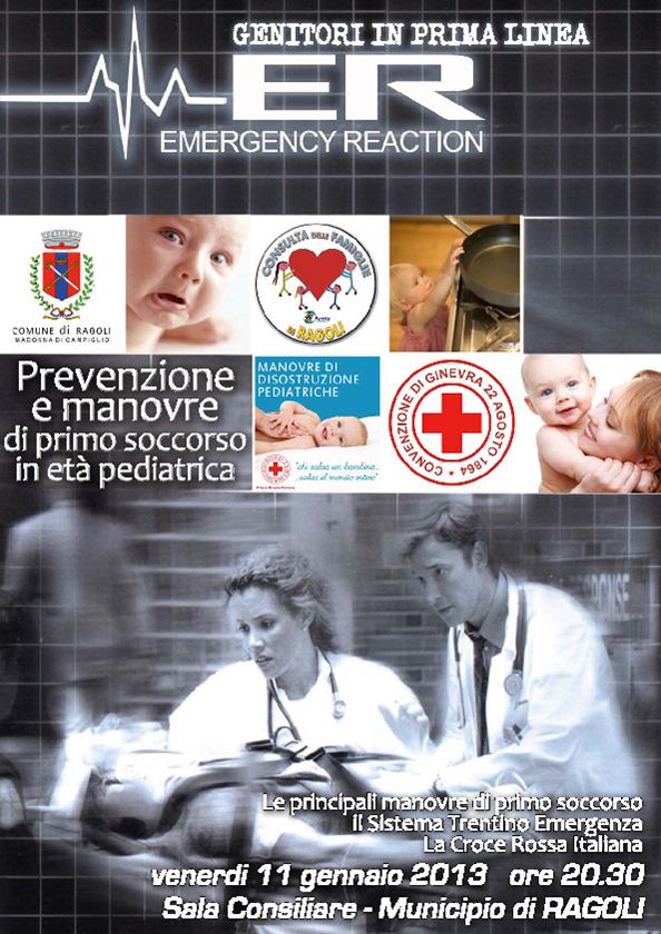 Genitori in prima linea - Emergency Reaction - Prevenzione e manovre di soccorso in età pediatrica