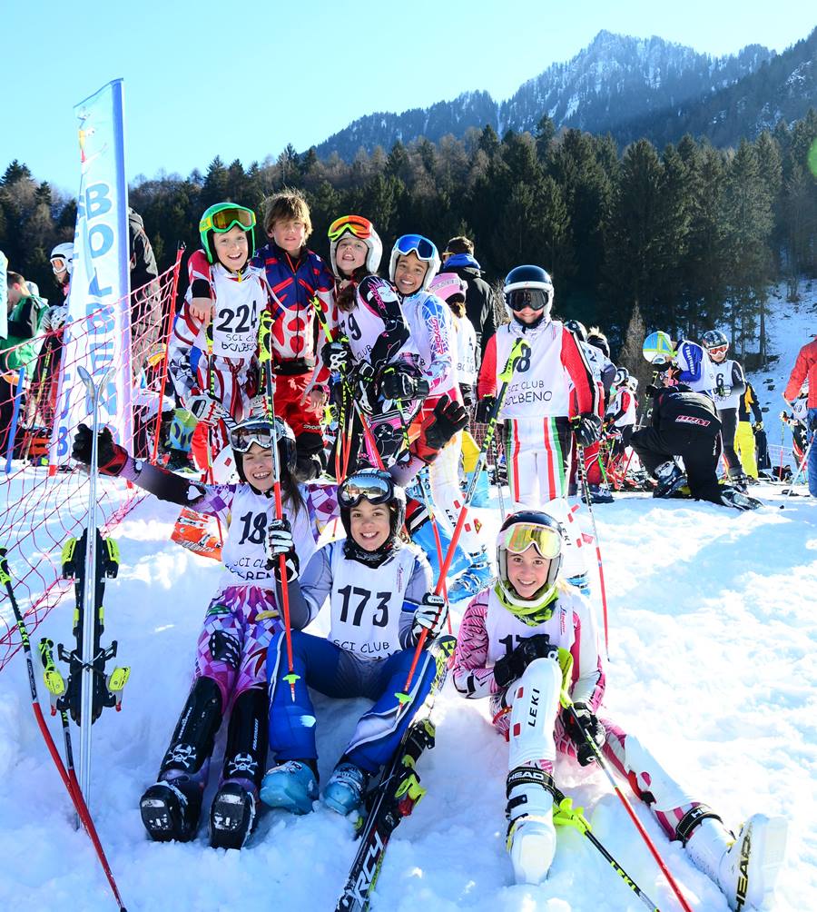 I ragazzi dello Sci Club Bolbeno 1