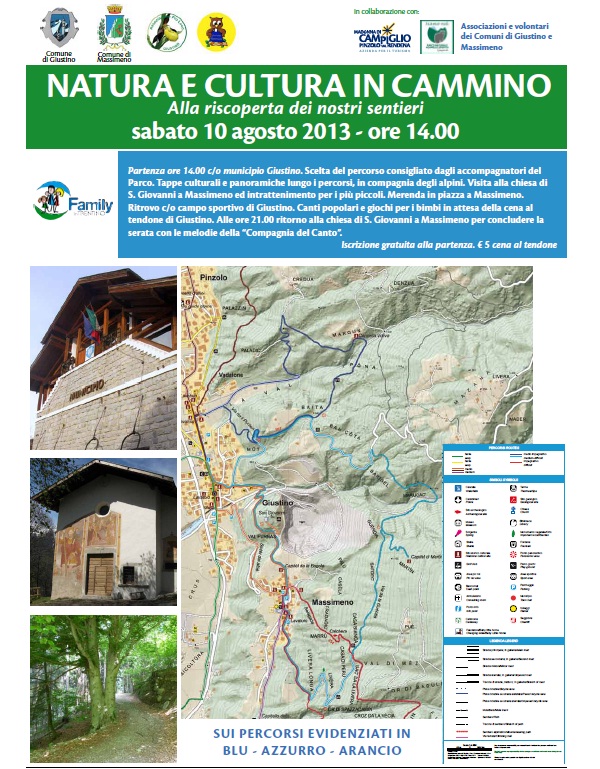 Natura e cultura in cammino Giustino