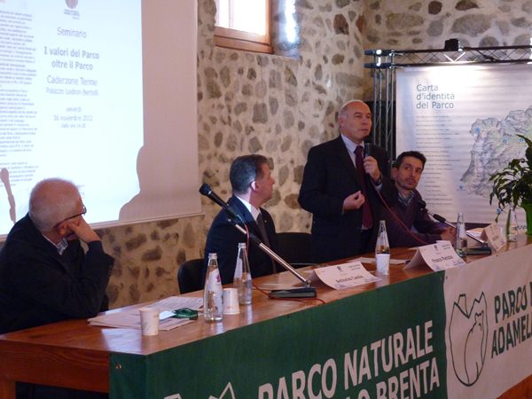 Parco Naturale adamello Brenta seminario Valori Parco