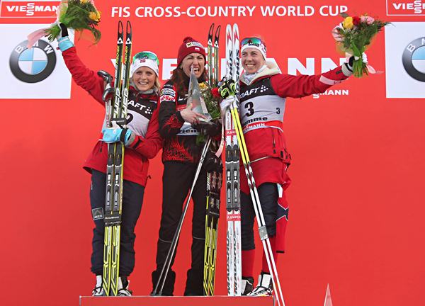 Podio Tour de Ski 2013