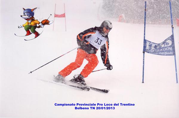 Redi pollini impegnato in gara