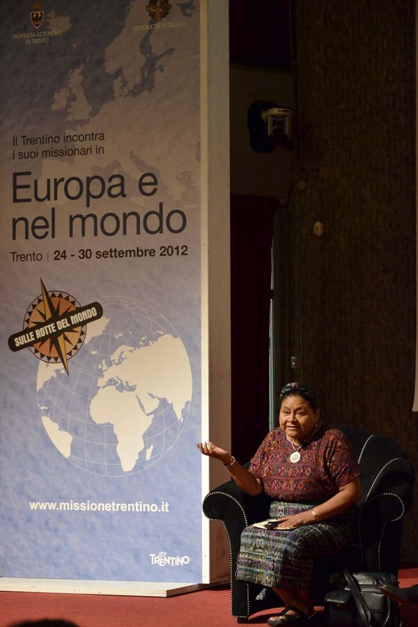 Rigoberta Menchù Europa nel mondo