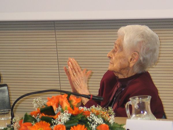 Rita Levi Montalcini al Festival dellEconomia Trento