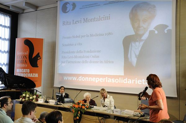 Rita Levi Montalcini al Festival dellEconomia tn