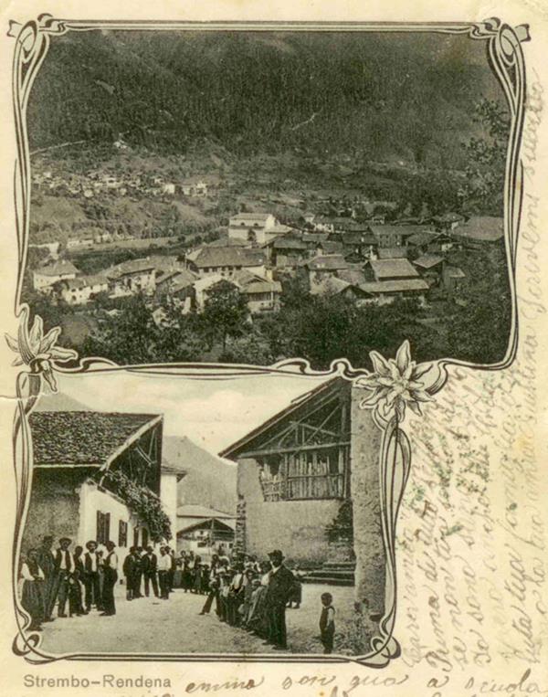 Strembo - Val Rendena fine Ottocento cartolina