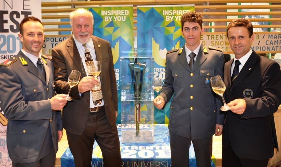 Un brindisi con TrentoDoc Con Christian Deville Sergio Anesi Damiano Dallago skipass 2013