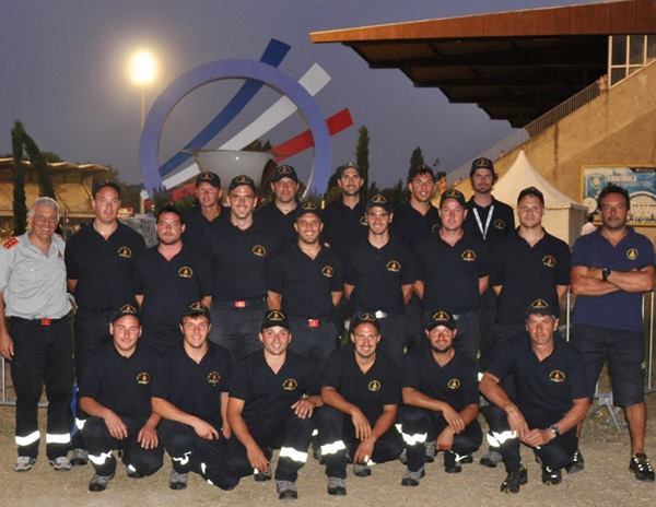 Vigili del Fuoco di Tione la squadra- olimpiadi b