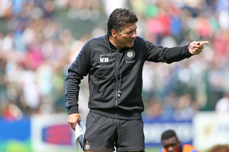 Walter Mazzarri a Pinzolo - Allenamenti al Pineta 13 luglio 2013