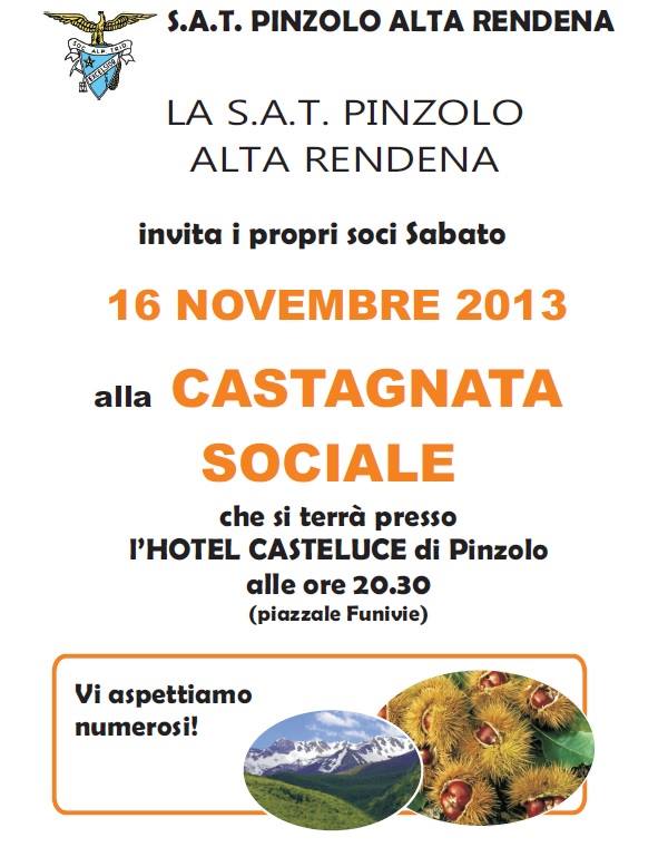 castagnata sociale sat Pinzolo 2013