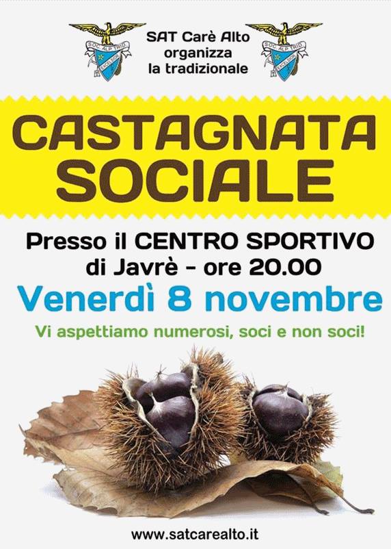 castagnata sociale sat carè alto a Javrè 3