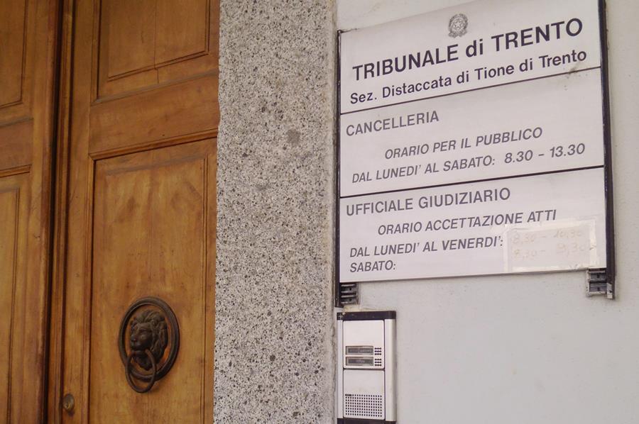 chiusura tribunale di Tione