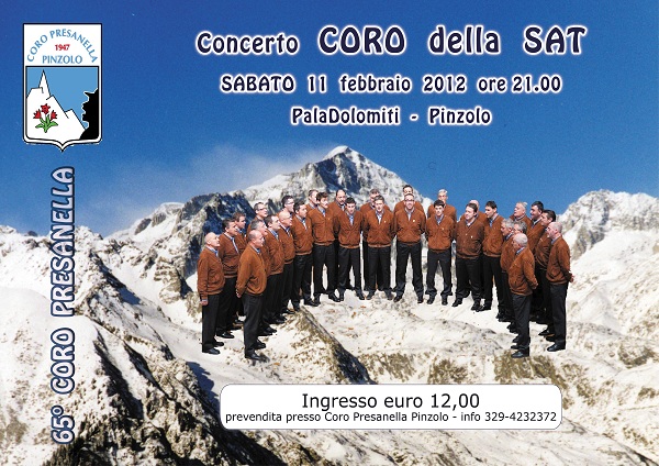 concerto coro sat a pinzolo