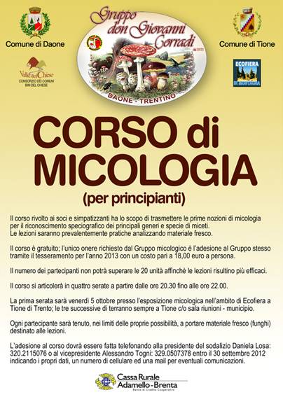 corso di Micologia