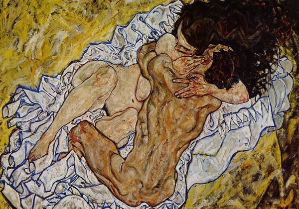 egon schiele amanti  