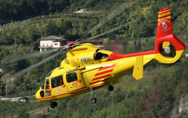 elicottero trentino emergenza
