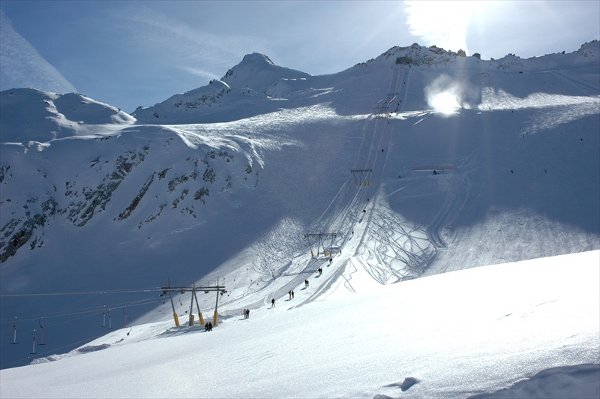 ghiacciaio alla Presena