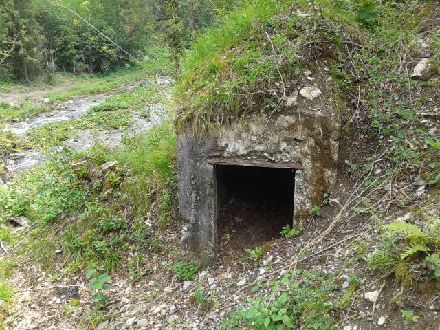 Trincea Cimego valle del Chiese Grande Guerra
