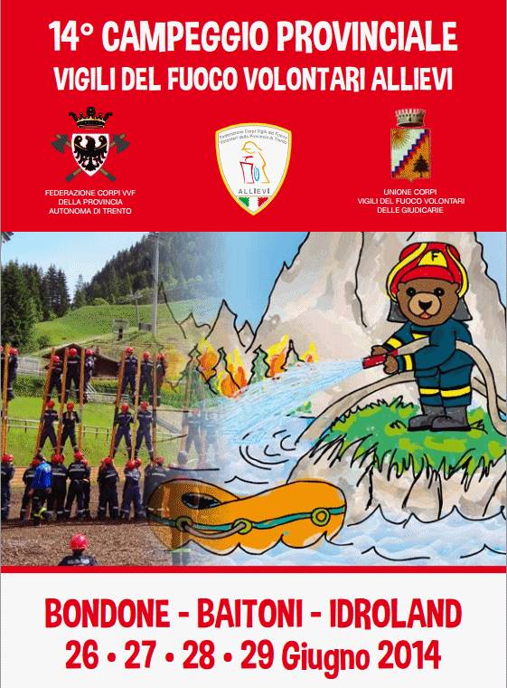 campeggio provinciale allievi vigili del fuoco