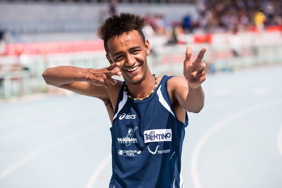 Yeman Crippa campione italiano 1500 juniores 1 - foto Andrea Renai