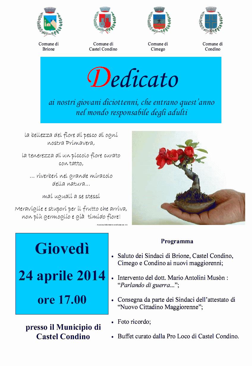 festa diciottenni busa di Condino