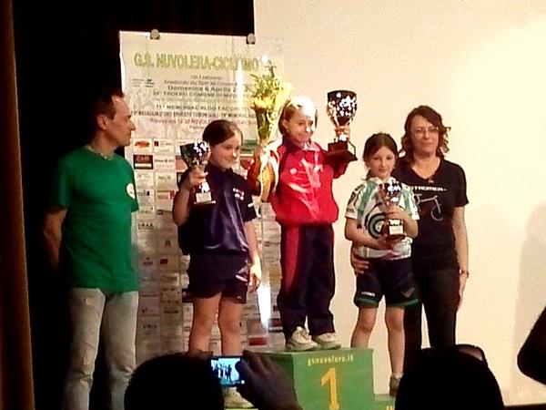 il podio con Giorgia Malcotti