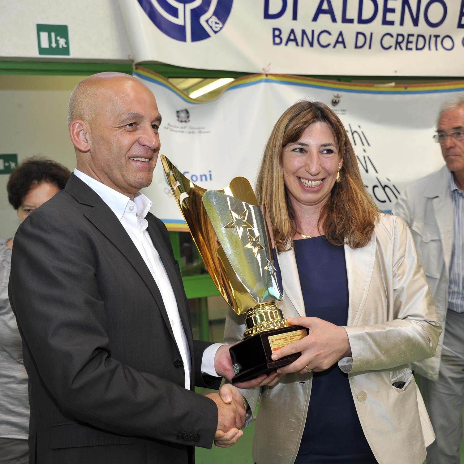 scuole sportive premiate da Mellarini 1 Tiziana gullo