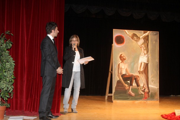Carmen turri e dipinto