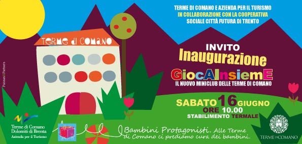 inaugurazione Terme di Comano 16giugno Invito inaugurazione Terme di Comano 16giugno