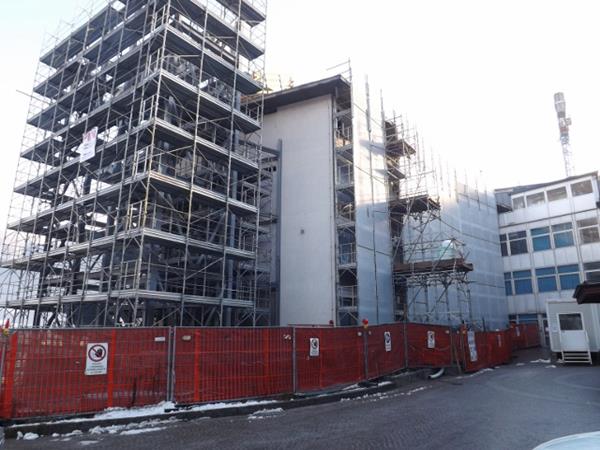 Ospedale di tione lavori ala nord