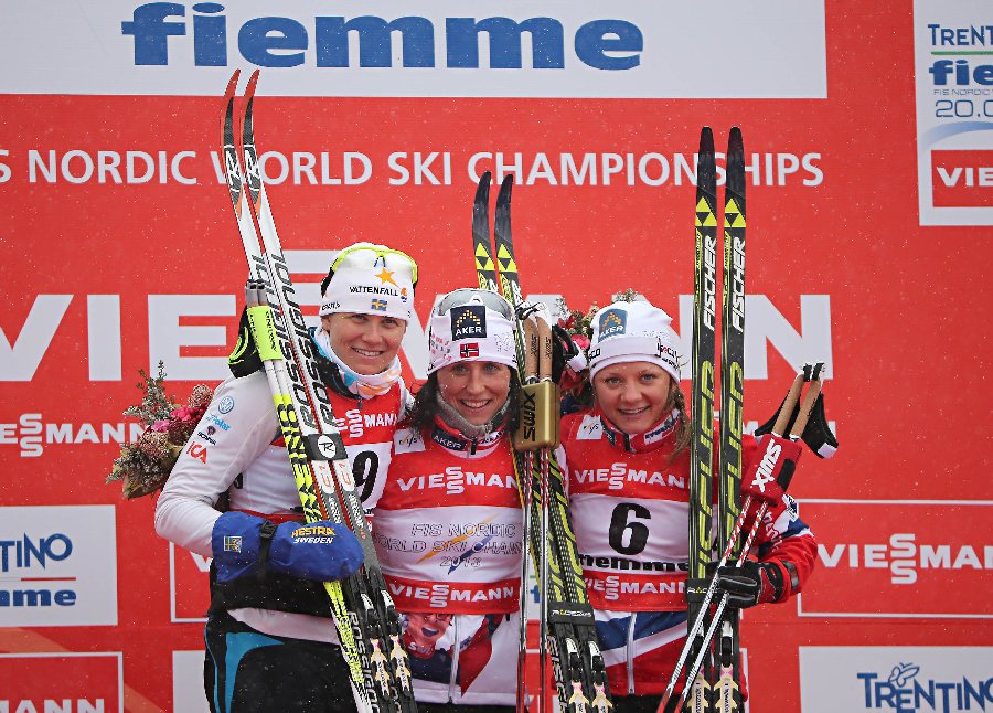 Podio Ladies - Fiemme 2013 Sprint