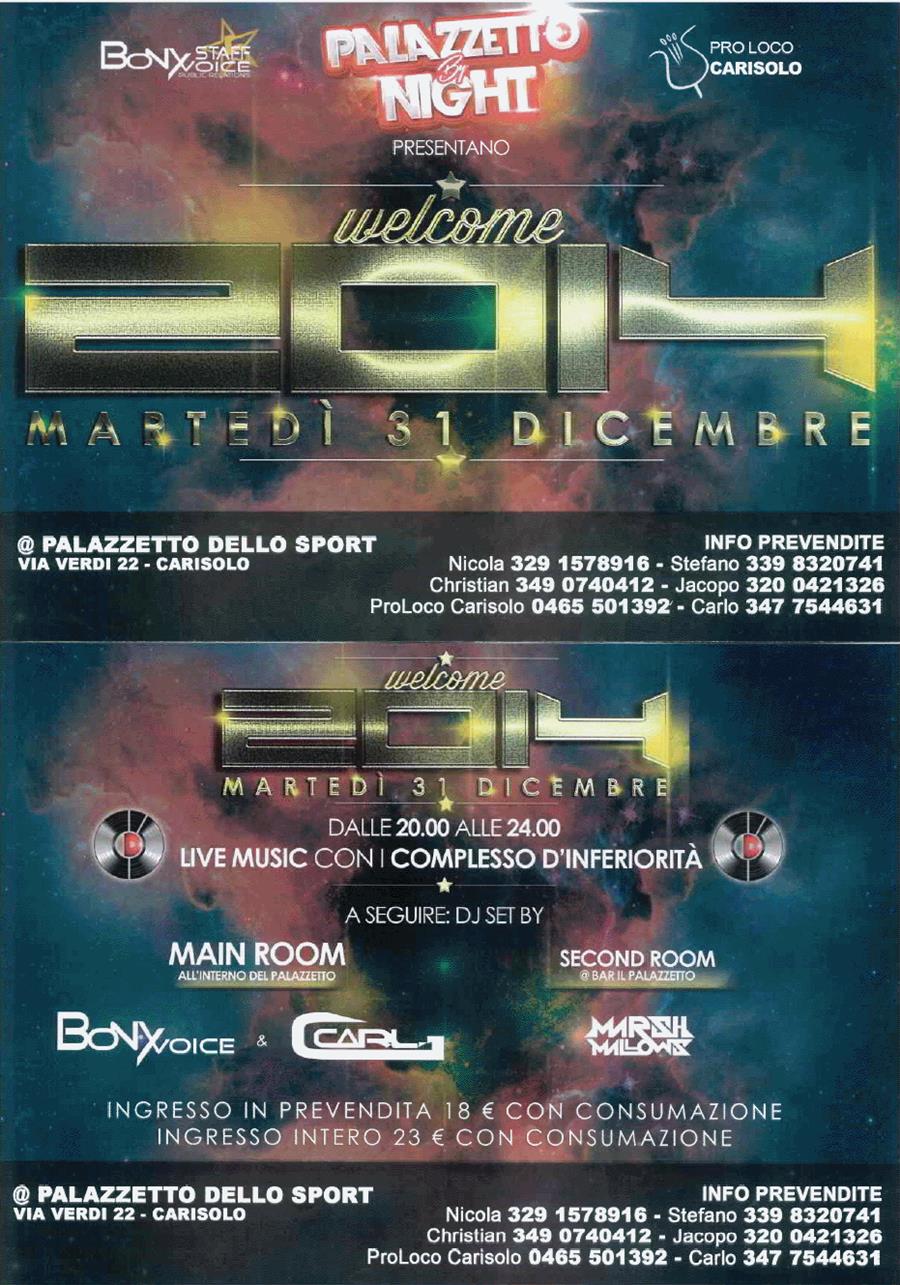 welcome 2014 - capodanno a carisolo