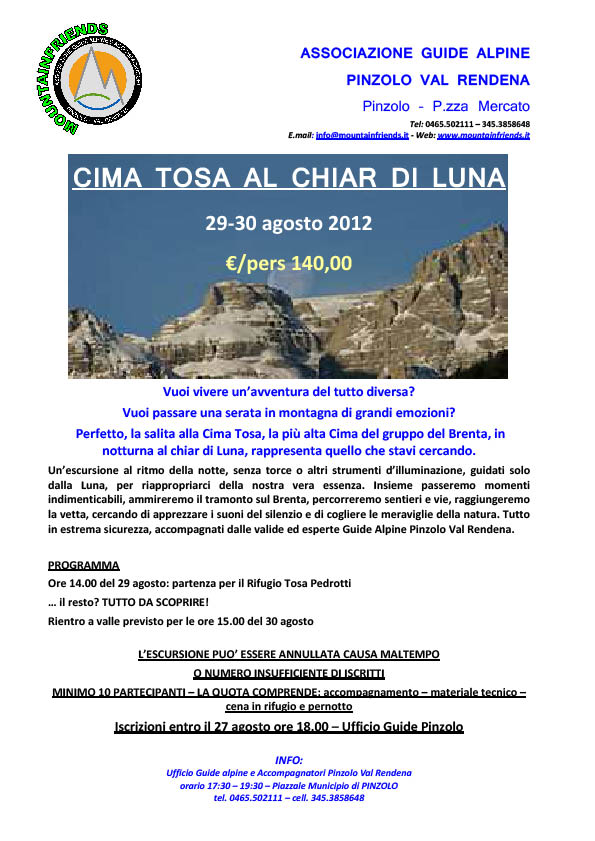 tosa al chiar di luna