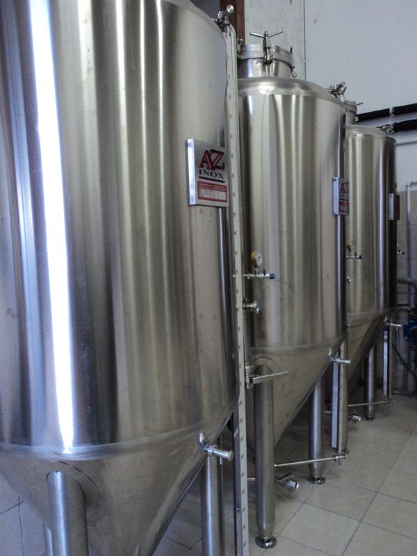 interno del birrificio a Giustino