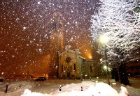 Tione chiesa neve 1