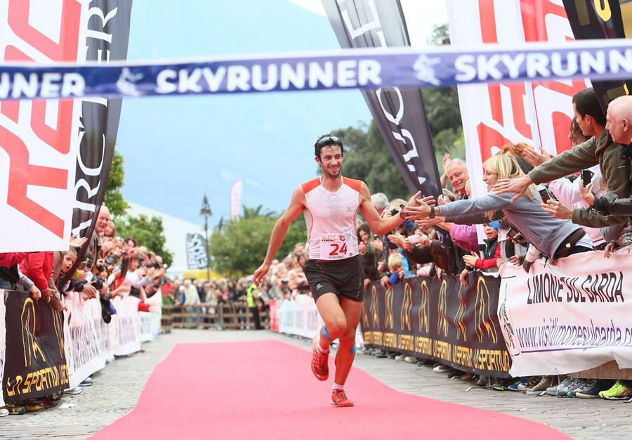 kilian burgada jornet alla skyrunner di limone - foto Mauro binelli