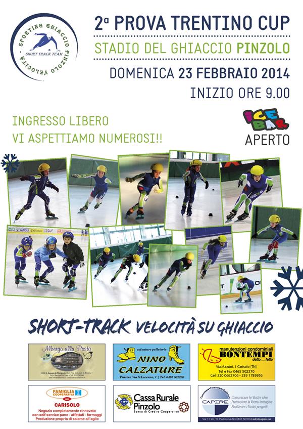 locandinaSporting ghiaccio short track 2014