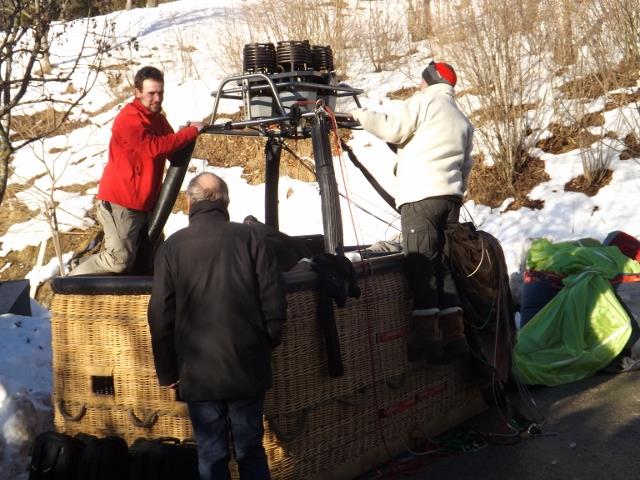 mongolfiera bavarese atterra a tione