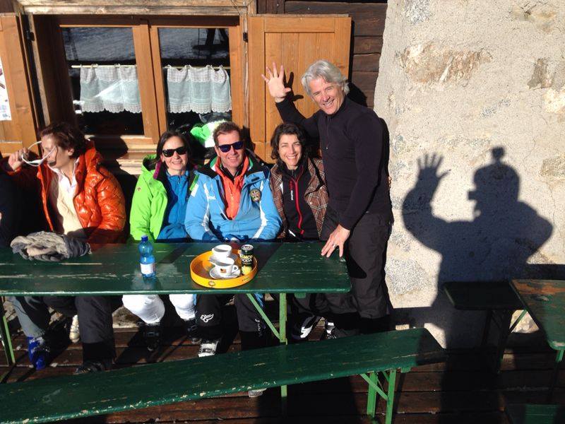 richard gere a Pinzolo, no è solo un sosia