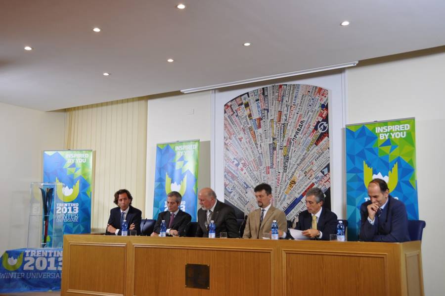 universiade trentino 2013 -conferenza stampa 1