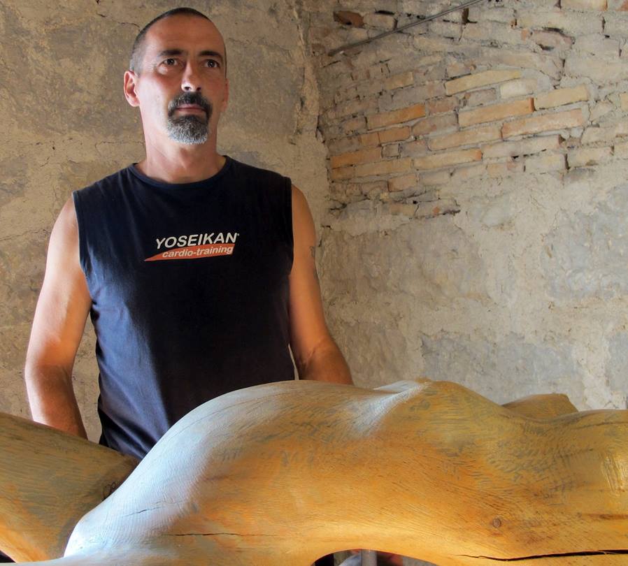 Nicola Cozzio, corso di scultura 